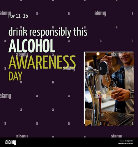 composition  drink responsibly  alcohol awareness day text