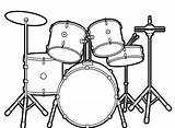 Ausmalbilder Instrumente Schlagzeug Musikinstrumente Malen Malvorlagentv Artigo sketch template