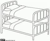 Bunk Bed Coloring Pages Printable Standard Two Household Directly Stacked Mattresses Same Size Beds Een Sofa Over Other sketch template