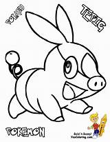 Coloring Pages Snivy Getcolorings Pokem sketch template