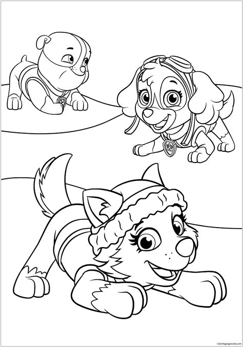 paw patrol  coloring pages cartoons coloring pages  printable