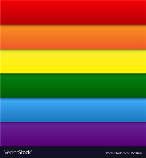 lgbt rainbow flag gay colors royalty free vector image