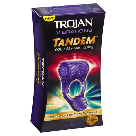Trojan Tandem Couples Vibrating Ring Shop Condoms