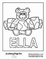 Coloring Pages Name sketch template