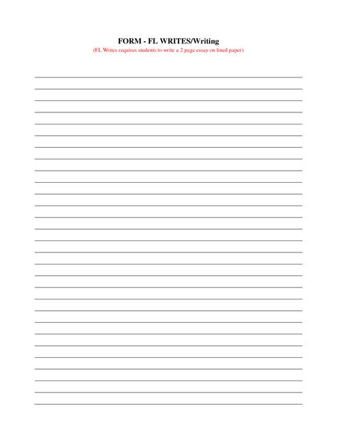 images  long lined paper worksheets  grade essay writing