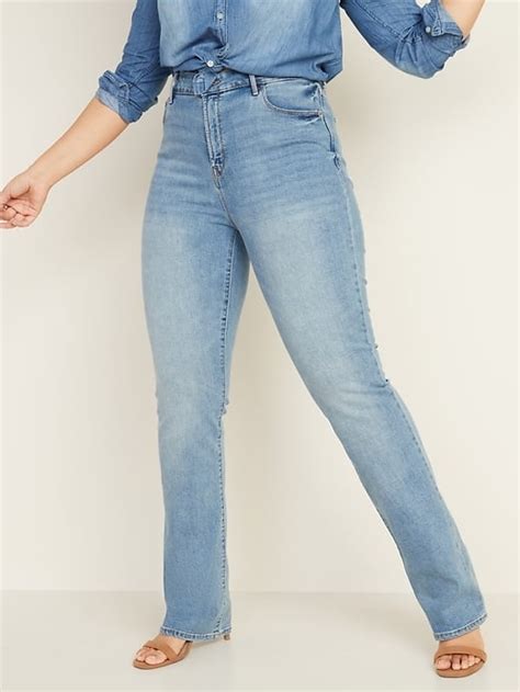High Waisted Kicker Boot Cut Jeans For Women Best Old