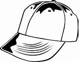 Baseball Coloring Pages Cap Clipart Choose Board Hat sketch template