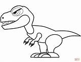Coloring Tyrannosaurus Pages Printable Dino Drawing Cartoon Categories sketch template