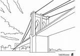 Bridge Brooklyn Coloring Sketch Simple Pages Around Color Print Drawings Sketches 34kb 438px London sketch template