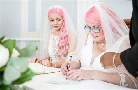 Age Gap Lesbian Lovers Marry Despite Being Mistaken For Grandma And