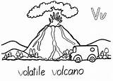 Volcano Coloring Pages Volcanoes Island Kids Drawing Volcanic Hawaiian Color Clipart 576px 44kb Use Drawings Getdrawings Shield Popular Coloringhome sketch template
