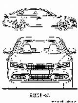 Audi Coloring Pages Car A4 sketch template