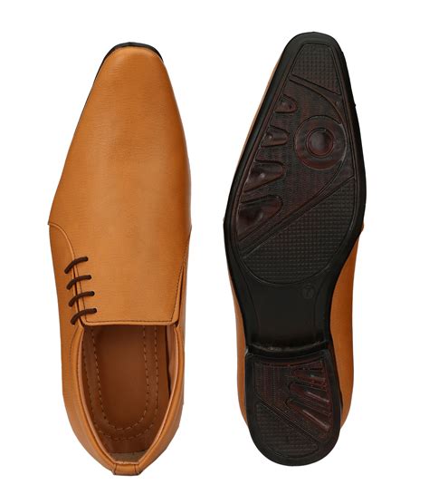 Buy Groofer Mens Tan Slip On Formal Shoes Online ₹569 From Shopclues