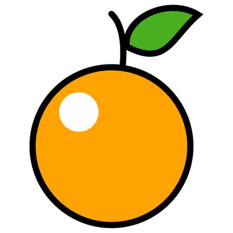 fruit icon laranja orange oranges icon