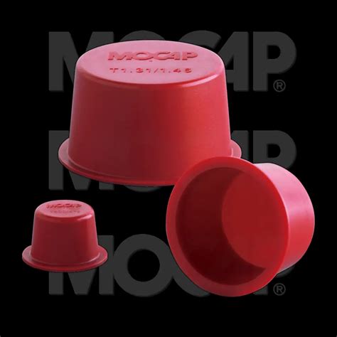 tapered polyethylene plastic plug caps  dual function closures manufactured  mocap