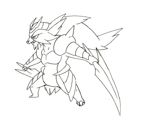 mega samurott sketch  bastion spark  deviantart