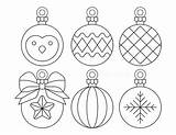 Coloring Bauble Penguin Round sketch template
