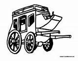 Horse Cart Coloring Pages Colormegood Transportation sketch template