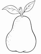 Pear Coloring Drawing Clipart Pages Line Cliparts Single Clip Designlooter Iphone Library Latest Getdrawings Drawings Popular 19kb 650px Favorites Add sketch template
