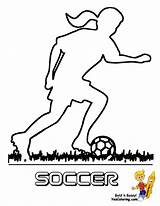 Coloring Soccer Pages Girls Cool Sports Comments sketch template