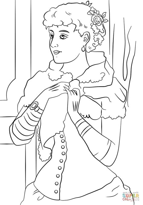 woman coloring pages png  file