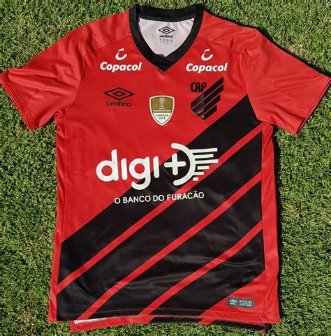 atletico paranaense home football shirt   sponsored  digi