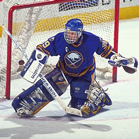 hasek joined  buffalo sabres    quickly emerged     leagues top goaltenders