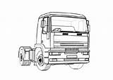 Coloring Truck Trucks Pages Wheels Box Cartoon Lets Head sketch template