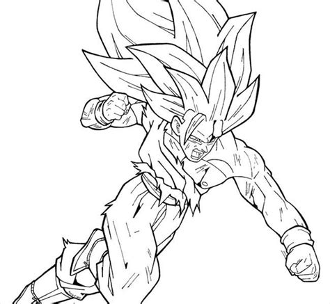 goku coloring pages  getcoloringscom  printable colorings