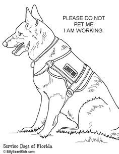 police dog coloring page  getdrawings