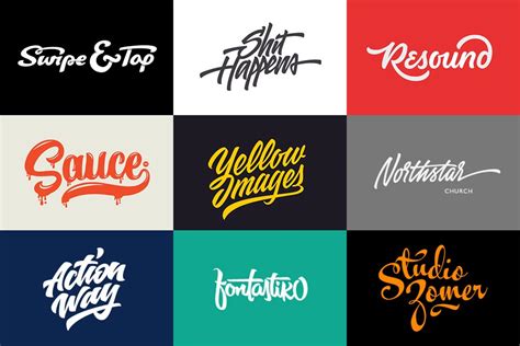 creative script logo design inspiration