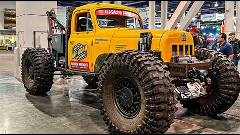 worlds largest  road wrecker takes  sema youtube