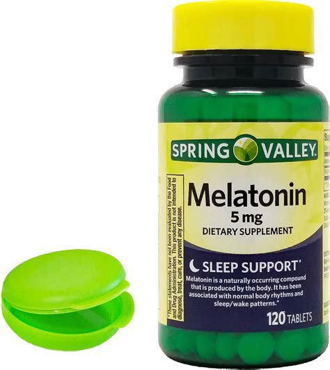 Melatonin 5mg 120 Tablets Plus 1 Mini Pill Container