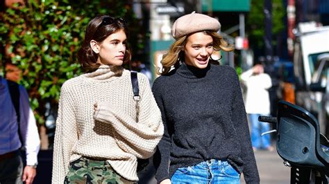 kaia gerber just saved you the trouble of finding the perfect knit