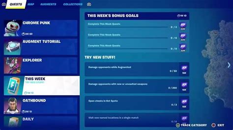 fortnite chapter  season  weekly challenges quests
