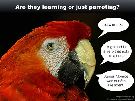 learning   parroting  atmcleod