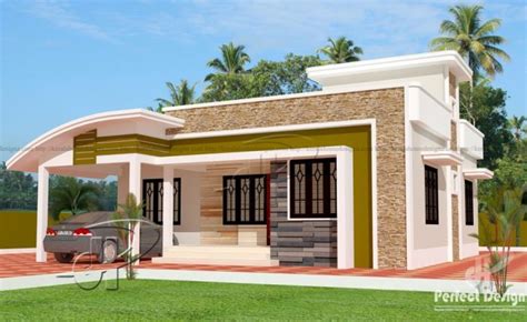 striking  bedroom bungalow  roof deck pinoy house plans