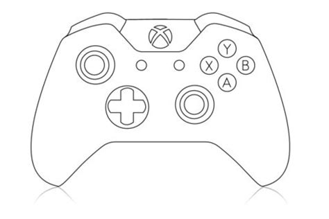 xbox controller coloring page printable editable blank tattoo ideas