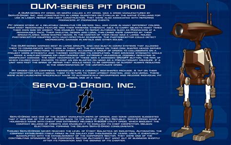 dum series pit droid tech readout   unusualsuspex  deviantart