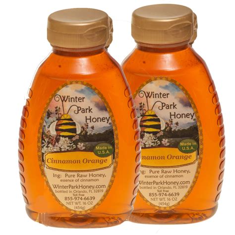 100 Pure Raw Unfiltered Cinnamon Honey Winter Park Honey