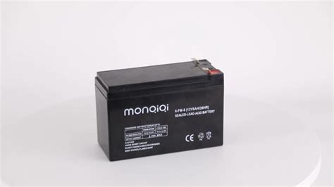 monqiqi  ahhr storage battery ups battery  volts  ampere rechargeable valve