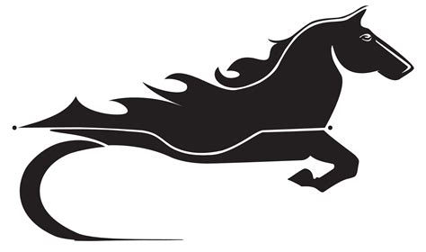 steel horse logo design  behance
