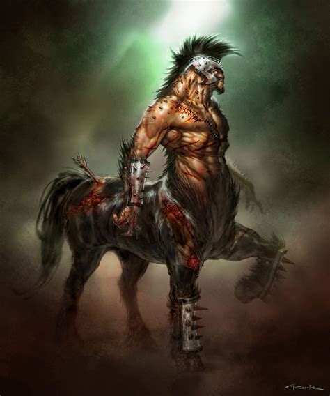 centaur general characters art god  war iii