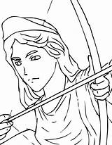 Coloring Greek Artemis Pages Gods Mythology Flag Drawing Goddesses Para Colorear Color Getcolorings Getdrawings Kb Drawings Printable Print Seleccionar Tablero sketch template