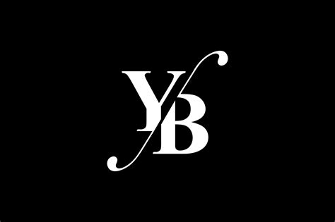 yb monogram logo design  vectorseller thehungryjpegcom