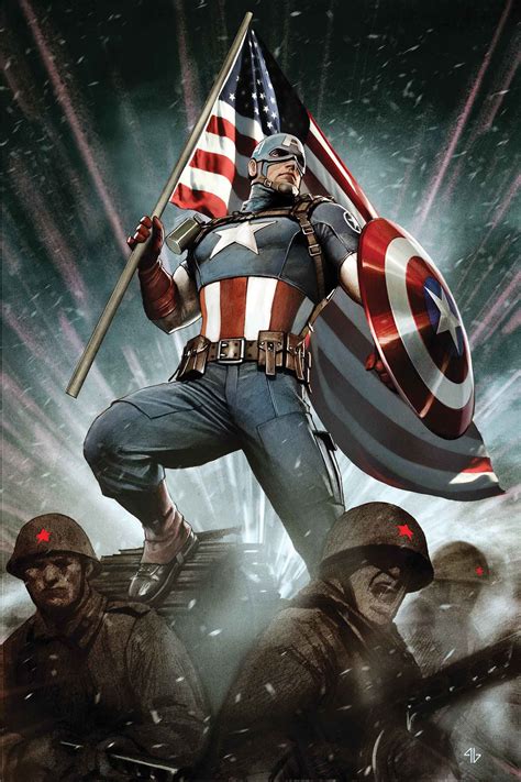 comics captain america art