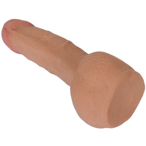 cyberskin cyber cock and balls tan sex toys at adult empire