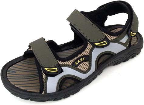 mens sandals open toe hook  loop casual trail sport beach hiking shoes walmartcom