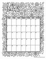 Calendar sketch template