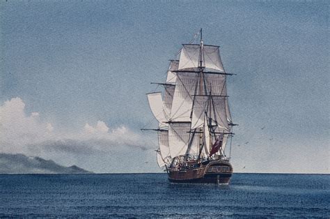 sailing ship paintings steve mayo maritime watercolor paintings